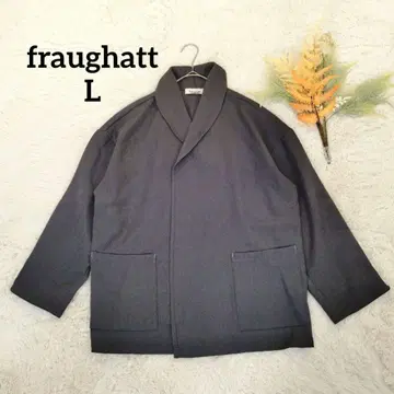 플라우그라트 여성용 숄카라 가디건(L) 오픈 프론트