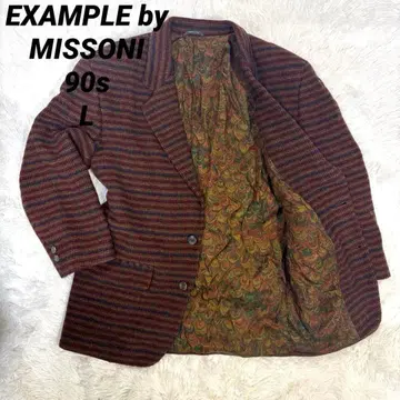 EXAMPLE by MISSONI 미쏘니 ITALY 올 패턴 자켓