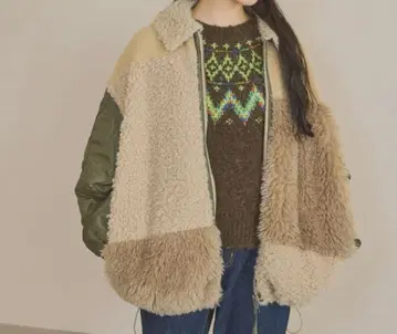 niko and - 니코앤드 패치워크 보아 블루종