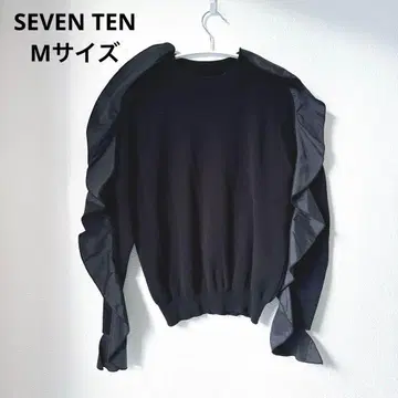 SEVENTEN 세븐텐 프릴 니트 블랙 MIHO KAWAHITO