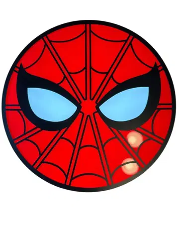 핫토이즈 라이트 박스 스파이더맨 심볼