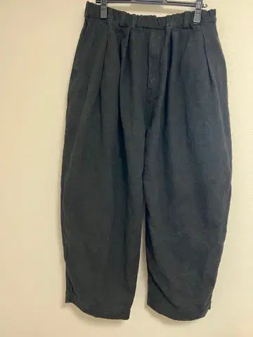 MITTAN / 실크 면 린넨 자카드 팬츠 PT-90 블랙