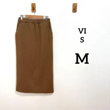[ VIS ] 롱 스커트 브라운 size:M 부드러운 촉감 겨울