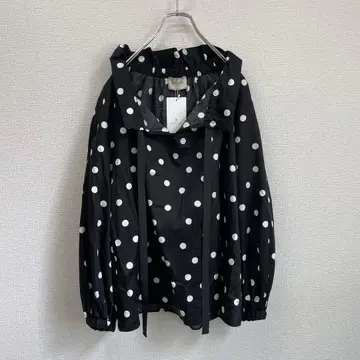 [ UNITED ARROWS ] 개더 프릴 리본 블라우스