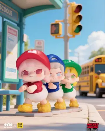 DORA LOVES MICKEY 피규어 도라 디즈니 휴이 듀이 루