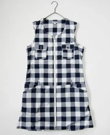 adidas 아디다스 골프 슬리브리스 깅엄 체크 원피스 M 사이즈