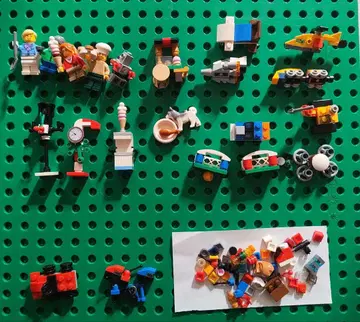 어드벤트 달력 레고 CITY 18일분 + 누락된 2일분 + 추가 부품