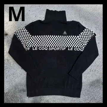 새상품급 [르꼬끄] 남성용 터틀 니트 M 블랙