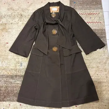 마치코 진토 코트 브라운