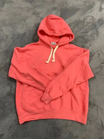 시루무린 코랄 핑크 volume 후디 후드티 M