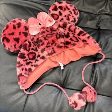 디즈니 레오파드 무늬 팬캡