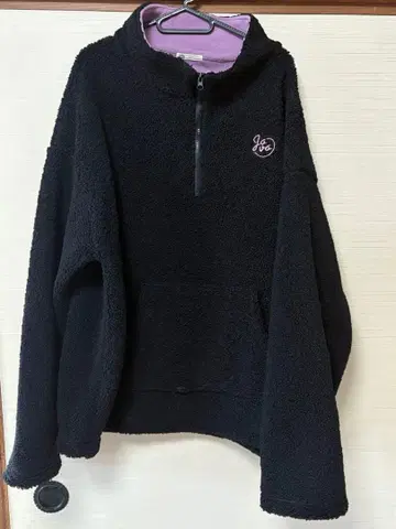 [ 26일까지 ] Java 블랙 & 퍼플 보아 플리스 XL 남녀 공용