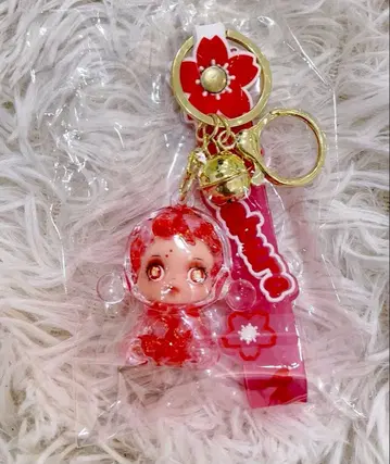 SaRura/아크릴 캐릭터 오일 키링 빨간색