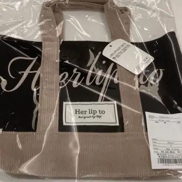 블랙 herlipto mini tote 루미네2 토트백 블랙