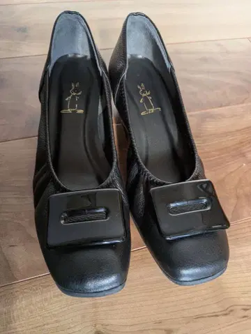[새상품급] 토끼야 블랙 펌프스 수지 부품 힐 24cm