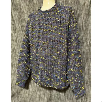 SIMPLICITE 몰사 니트 풀오버 스웨터 오버 사이즈