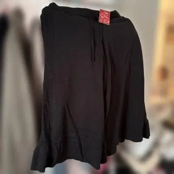 앤드러브 블랙 플레어 팬츠 사이즈 3L 미사용 새상품