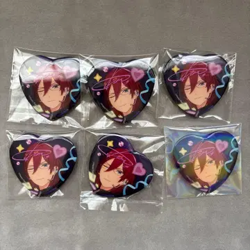 사에구사 이바라 8주년 하트캔 캔뱃지