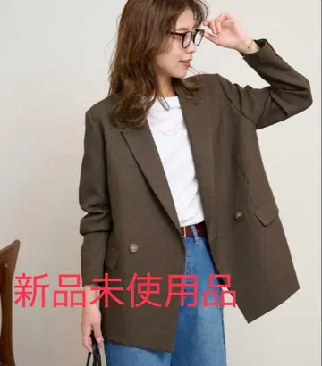 [ 미사용 새상품 ] 트위디 트윌 테일러드 더블 자켓 레리움