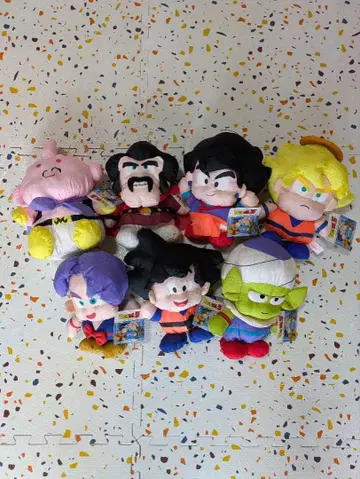 드래곤볼 Z 봉제 인형 7체 세트