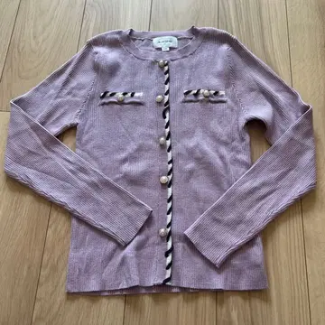 [ JILL STUART ] 퍼플 가디건 FR
