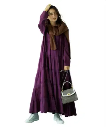 very 게재 론 헤르만 마레토 롱 원피스 퍼플