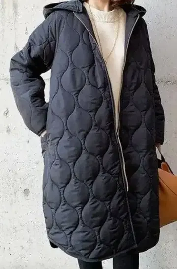 블랙 퀼팅 자켓