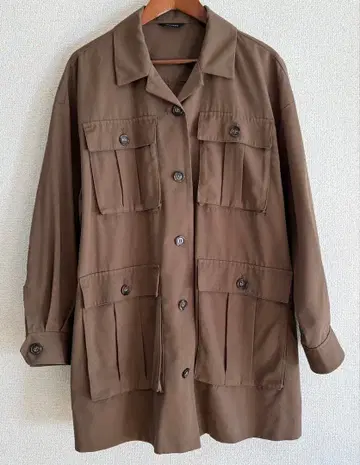 지나시스 벨트 포함 사파리 자켓