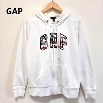 00s GAP 성조기 제외 로고 풀 집업 후디 XL