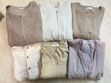 [ 묶음 판매 ] 여성용 아우터 가디건 코트 6세트