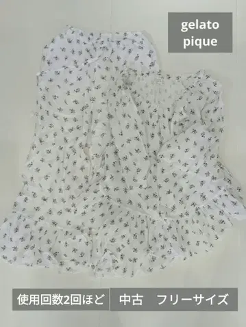 GELATO PIQUE 꽃무늬 반소매 셔츠