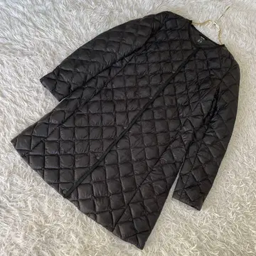 유니클로 울트라 라이트 다운 롱 코트 블랙 M