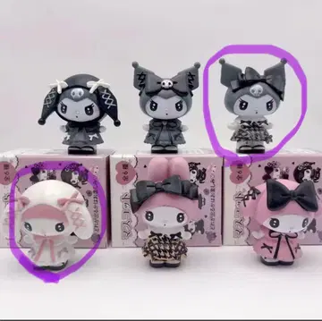 마이멜로디 쿠로미 피규어 2체 세트