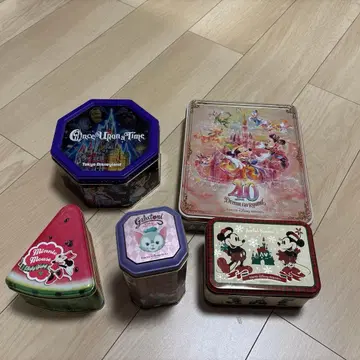 디즈니 빈 캔 세트