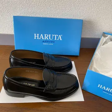 HARUTA ARVIN 여성용 22.5EE 로퍼 블랙