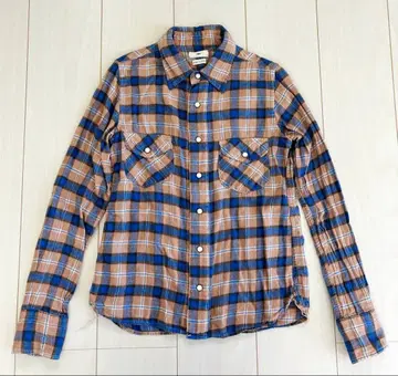 SEA 체크 셔츠 코튼 100% 일본제