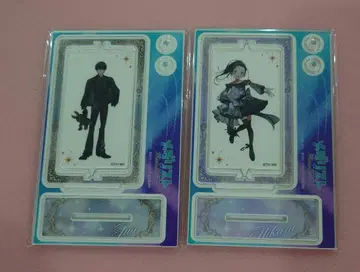 메달리스트 흑백 코디 회전 아크릴 스탠드 오오카미자키 히카루 요다카 준