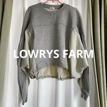 LOWRYS FARM 그레이 트레이닝복/맨투맨