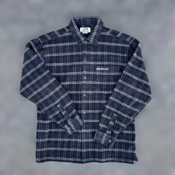 [90s] PIKO 체크 셔츠 블랙 박스 실루엣