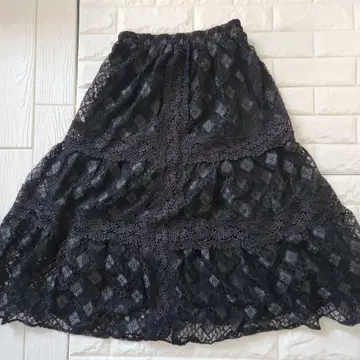 *M 사이즈* axes femme 엑시즈팜 전체 레이스 캉캉 스커트