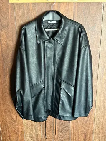 WYM 가죽 자켓 블랙