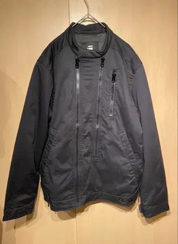 G-STAR RAW 충전솜 라이더 자켓 밀리터리 스탠드 카라