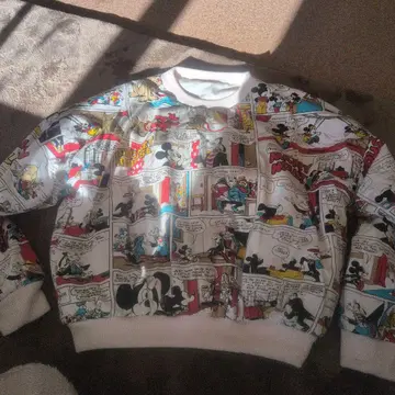 미키마우스 코믹 프린트 트레이닝복