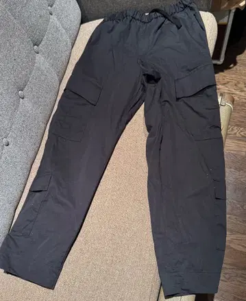 LAD MUSICIAN 블랙 카고 팬츠