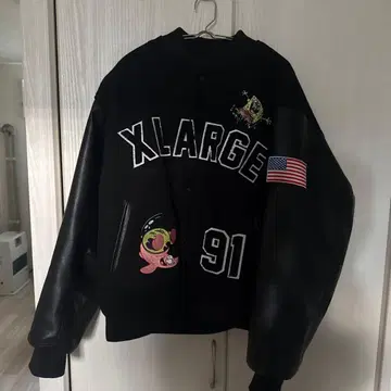 XLARGE 바시티 자켓 스팬 밥 패트릭