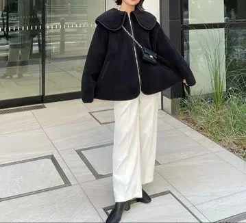 핏모아 빅칼라 보아 아우터