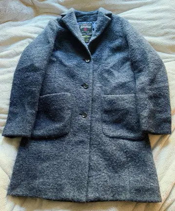 SINPLICITE 그레이 울 혼방 체스터 코트 40 사이즈