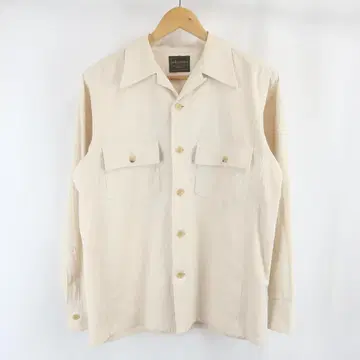 BY GLADHAND 로고 영문 자수 오픈 카라 셔츠 M 남성용