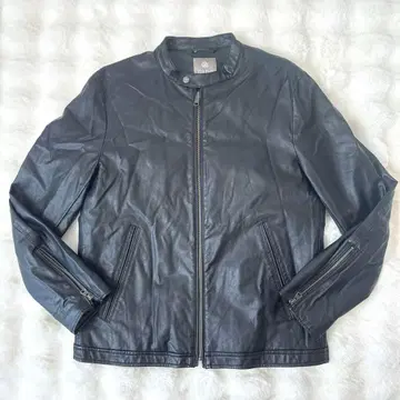 나노 유니버스 블랙 가죽 자켓 블루종 XL