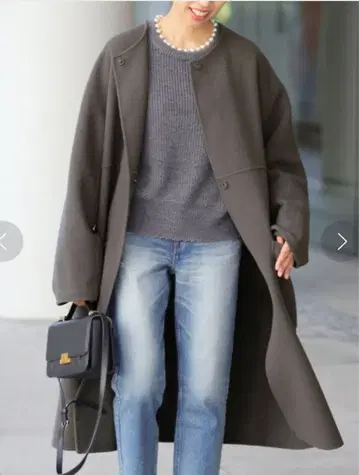 IENA 이에나 논뮬징 울 리버 코트 36